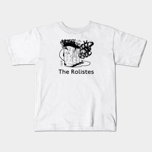 The Rolistes Podcast (Friend Computer B&W) Kids T-Shirt